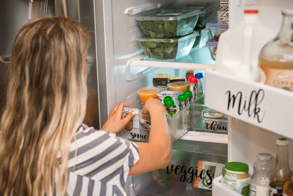 Simple Refrigerator Organization & Storage Ideas - Jenna Waters Nutrition