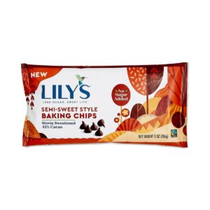 Lilys sweets stevia sweetened semi-sweet chocolate chips